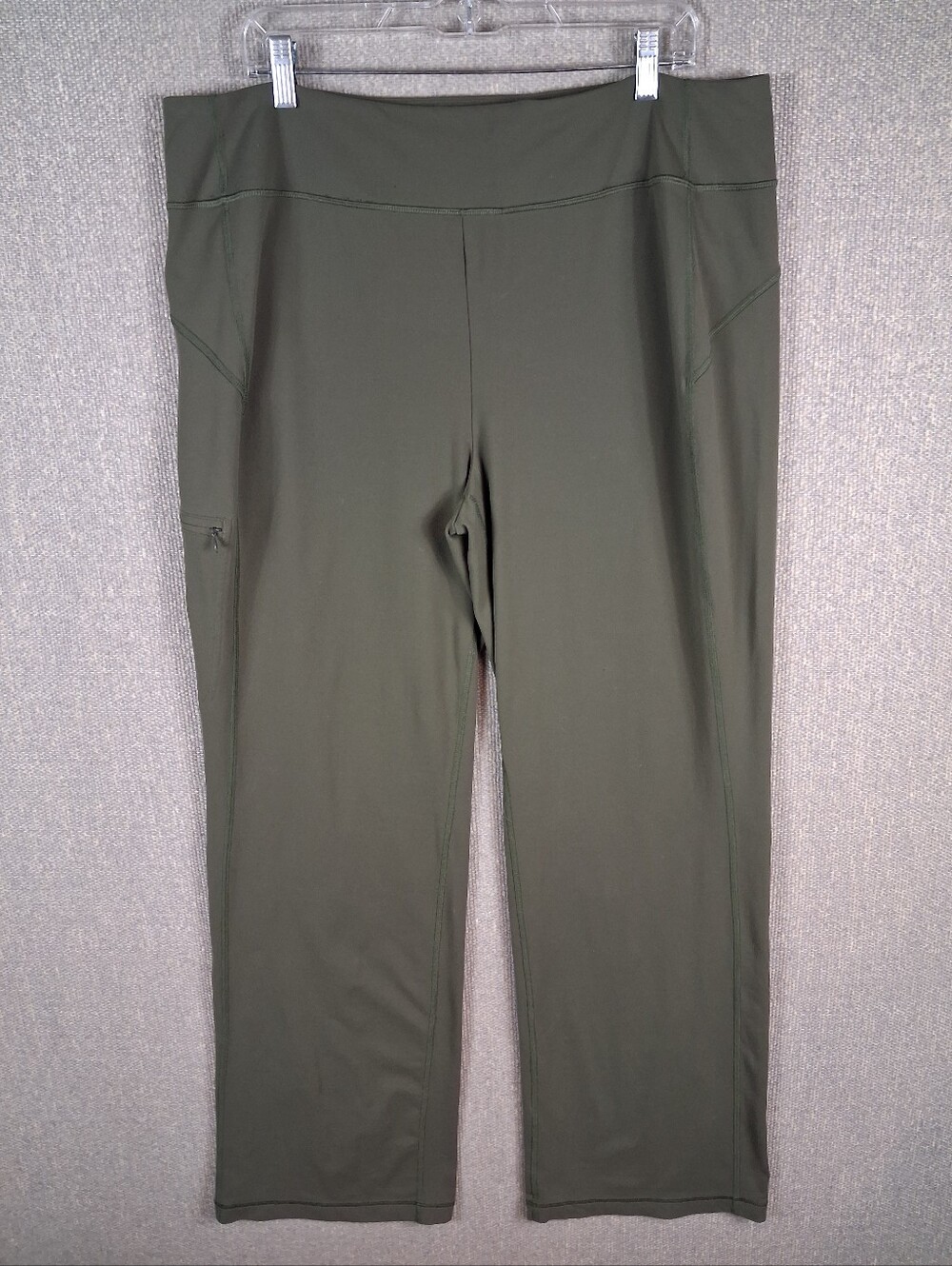Duluth Trading Co NoGA No Gunk Allowed Pants Size XL x 33 Green Athletic Stretch